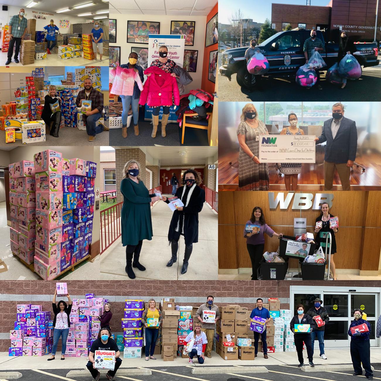 NWFCU Foundation Year-end Review Collage