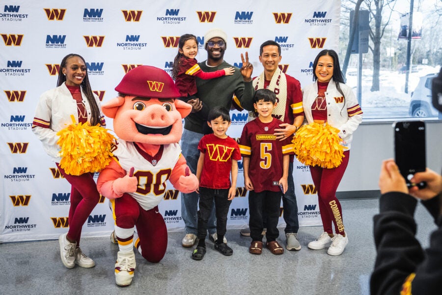 Northwest Hosts Successful Winter Coat Drive with Commanders CB Mike Sainristil