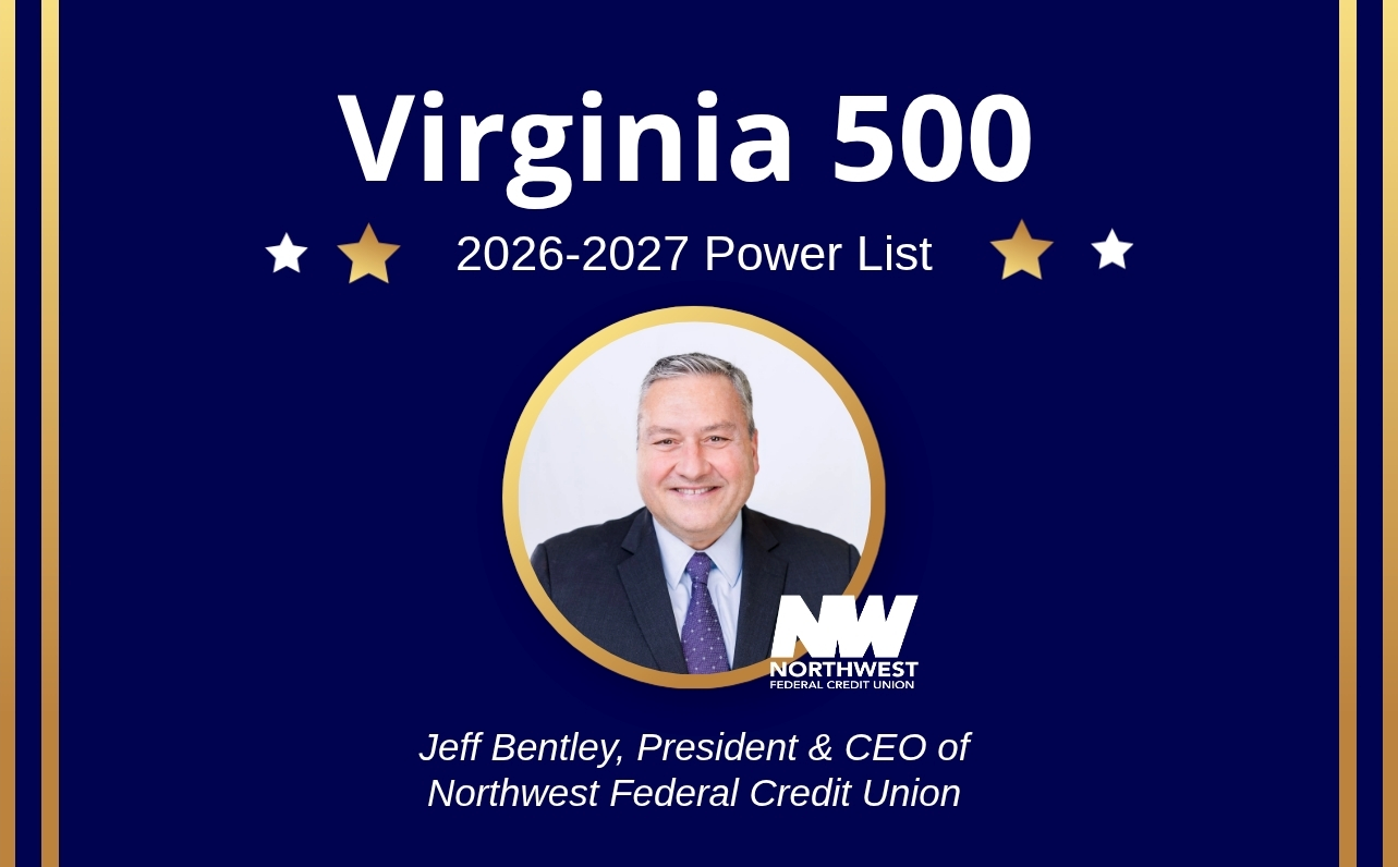 Northwest President & CEO Jeff Bentley Named  to the 2026-2027 Virginia 500 Power List